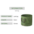 Wholesale heavy duty durable outdoor oxford cloth canvas garden waste bag garden waste lawn leaf bag